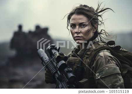 modern infantry woman modern infantry woman 105515119