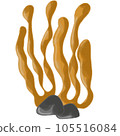 Sea food element and icon in cartoon style. 105516084