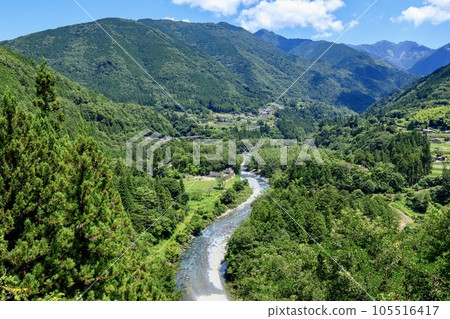 Scenery of Tsukechi Gorge in Nakatsugawa City Scenery of Tsukechi Gorge in Nakatsugawa City 105516417