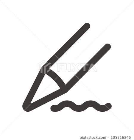Simple and easy to use writing icon 1, ideal for product design, app development and programming Simple and easy to use writing icon 1, ideal for product design, app development and programming 105516846