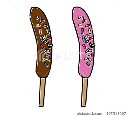 Chocolate Banana Food Stall Food Sweets Chocolate Banana Food Stall Food Sweets 105518067