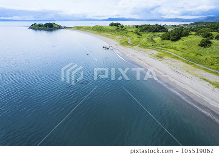北海道情人海岸（有珠海岸）鳥瞰圖 105519062
