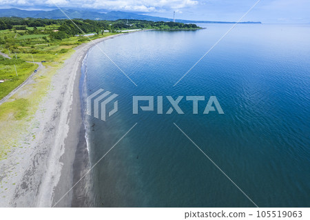 北海道情人海岸（有珠海岸）鳥瞰圖 105519063