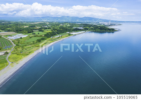 北海道情人海岸（有珠海岸）鳥瞰圖 105519065