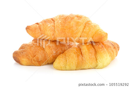 tasty croissant over white background tasty croissant over white background 105519292