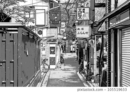 【漫畫風格的京都】白天的酒吧區，夜晚的香氣縈繞的不同空間 105519633