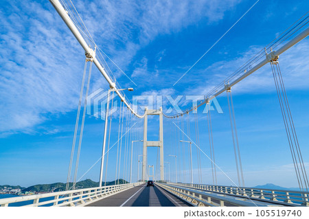 白鳥大橋 白鳥新堂，東日本最大的優雅白色吊橋，看起來像一隻展翅欲飛的天鵝 105519740