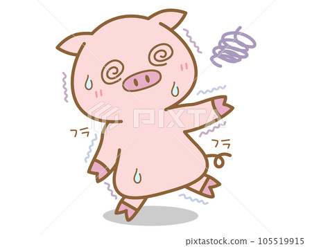 引起頭暈頭暈的豬 105519915
