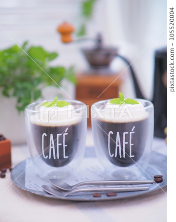 Summer glass sweets coffee jelly 105520004