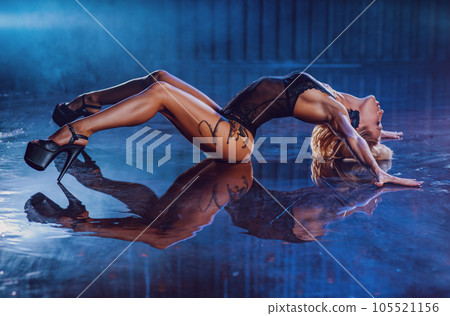 Young woman dancer Young woman dancer 105521156