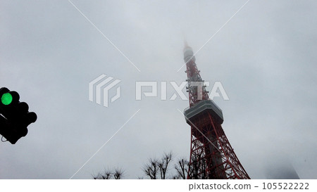東京塔的雪景 105522222