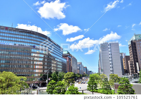 JR博多站前、JR博多口、太白大道、博多形像風景、福岡形像風景 JR博多站前、JR博多口、太白大道、博多形像風景、福岡形像風景 105525761
