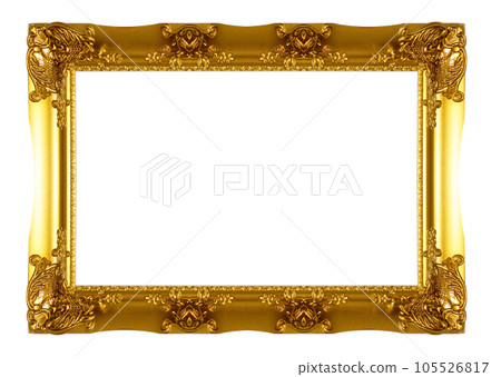 antique golden frame antique golden frame 105526817