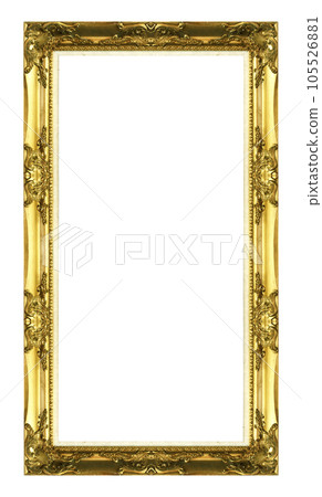 Old antique gold picture frame Old antique gold picture frame 105526881