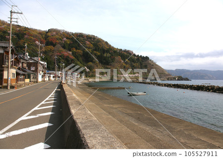 Wakasa Ogawa Fishing Port, Wakasa Ogawa Sea Fishing Park Mikata, Wakasa Town, Fukui Prefecture, Tsunegami Mikata Line, Wakasa Ogawamachi, Wakasa Bay, Sea of Japan Wakasa Ogawa Fishing Port, Wakasa Ogawa Sea Fishing Park Mikata, Wakasa Town, Fukui Prefecture, Tsunegami Mikata Line, Wakasa Ogawamachi, Wakasa Bay, Sea of Japan 105527911