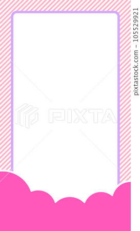 簡約流行粉色邊框/背景素材-人像/16:9 105529921