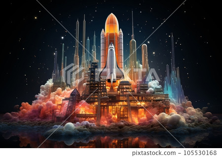 航天飛機、生成人工智能人工智能圖像 105530168