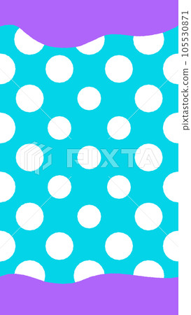 Simple and pop polka dots and vivid light blue and purple frame/background material - vertical/16:9 Simple and pop polka dots and vivid light blue and purple frame/background material - vertical/16:9 105530871