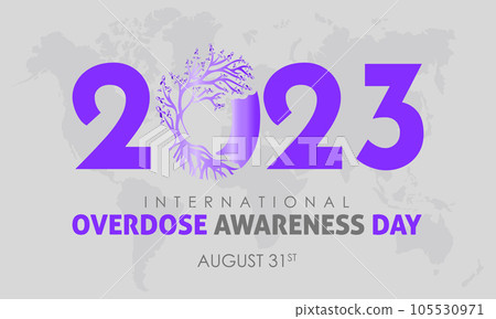 2023 Concept International Overdose Awareness Day vector design illustration. Medical prevention concept for overdose or medical emergency 2023 Concept International Overdose Awareness Day vector design illustration. Medical prevention concept for overdose or medical emergency 105530971