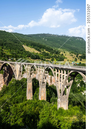 High bridge in Montenegro 105531097