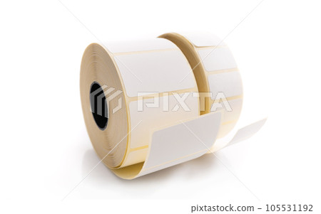 Roll with barcode stickers Roll with barcode stickers 105531192