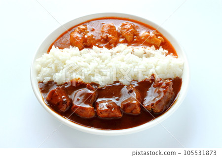 歐式咖哩牛肉和黃油咖哩雞 105531873