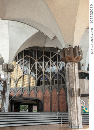 Architecture design View of The Foundation of the Central Mosque and Islamic Center of Thailand. Architecture design View of The Foundation of the Central Mosque and Islamic Center of Thailand. 105532089