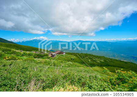 從娘仁堂上方眺望禦嶽山 105534905