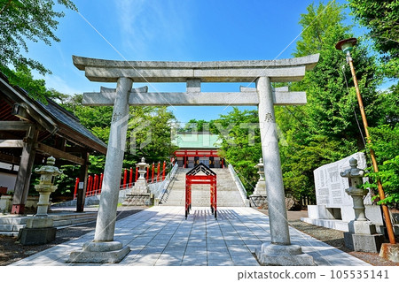 Scenery of Sumiyoshi Shrine in Otaru, Hokkaido 105535141