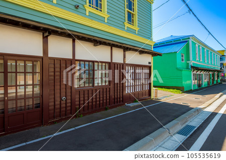 Hokkaido, Hakodate, the townscape of Motomachi 105535619
