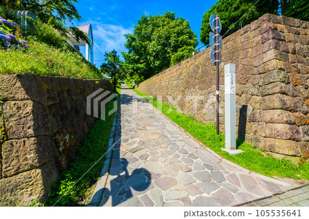 Hokkaido, Hakodate, the townscape of Motomachi 105535641