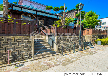 Hokkaido, Hakodate, the townscape of Motomachi 105535650