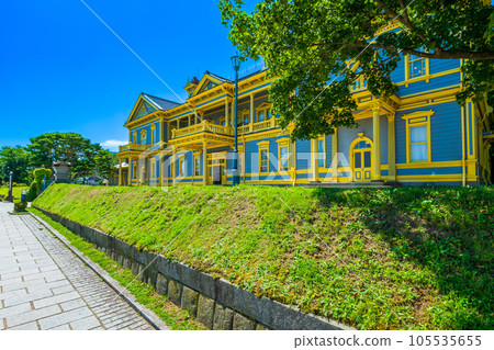 Hokkaido, Hakodate, the townscape of Motomachi 105535655