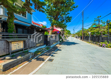 北海道、函館、元町的街景 105535669