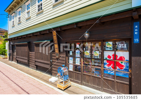 Hokkaido, Hakodate, the townscape of Motomachi Hokkaido, Hakodate, the townscape of Motomachi 105535685