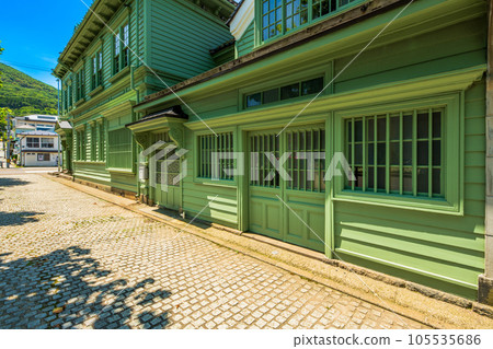 Hokkaido, Hakodate, the townscape of Motomachi 105535686