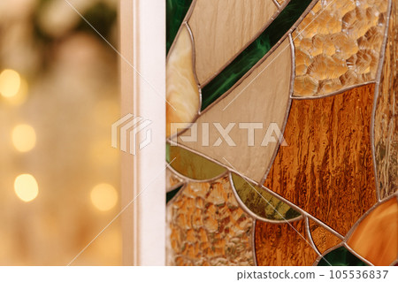 Abstract stained glass pattern Abstract stained glass pattern 105536837
