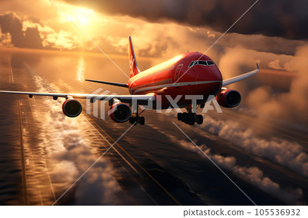 commercial aircraft transporting goods Generative AI 105536932