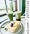 close up of cake with fruit 105537193