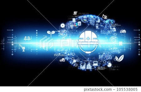 建築和總承包商的網絡背景材料 105538005