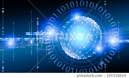 Background material with cyber spheres Background material with cyber spheres 105538014