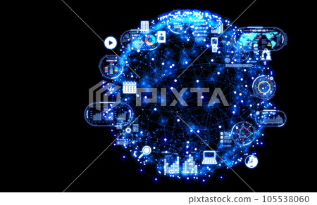 Cyber CG material Cyber CG material 105538060