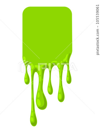 Dripping flowing slime. Toxic mucus smudges drips. Leaking paint streak. Dripping flowing slime. Toxic mucus smudges drips. Leaking paint streak. 105539061