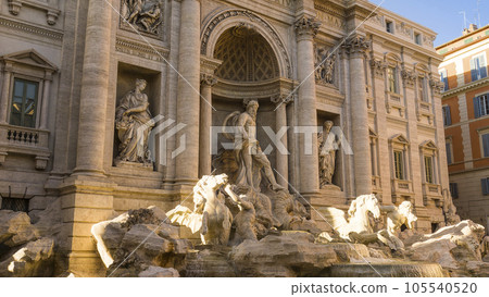 Rome, Italy Trevi fountain, Rome 105540520
