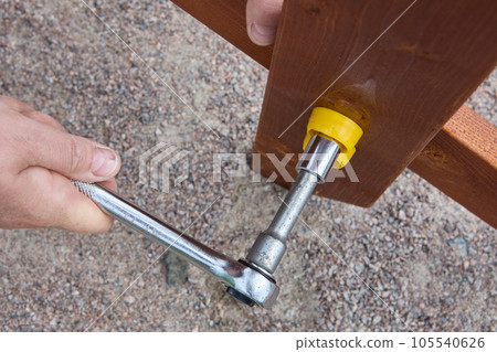 Socket spanner to turn fastener inform of nut or bolt. 105540626