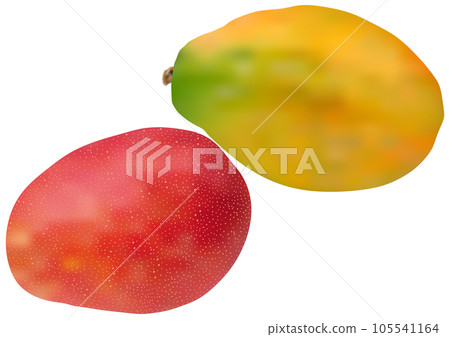 "Papaya (Papaya)" and "Mango" two sideways 105541164