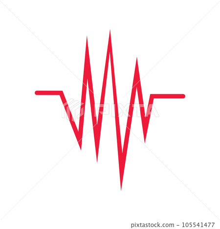 Pulse logo design 105541477