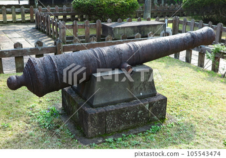 出島博物館（長崎市）保存的荷蘭船大砲 105543474