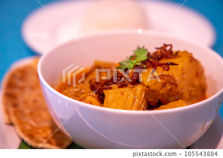 Thai food in hotel in shark bay, koh Tao, Thailand Thai food in hotel in shark bay, koh Tao, Thailand 105543884