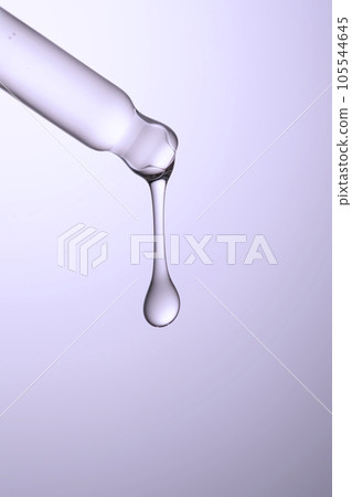 Pipette with serum, gel, oil or other cosmetic product. Pipette with serum, gel, oil or other cosmetic product. 105544645
